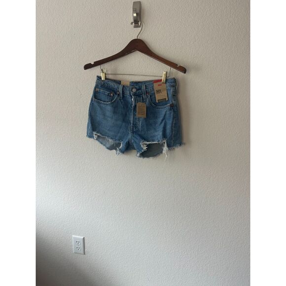Levi's 501 Original Fit High Rise Women's Shorts NWT - Picture 4 of 5
